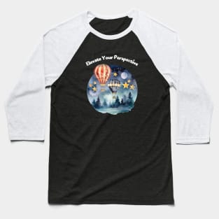 Air Balloon Plane Aeroplane Sky Travelling Baseball T-Shirt